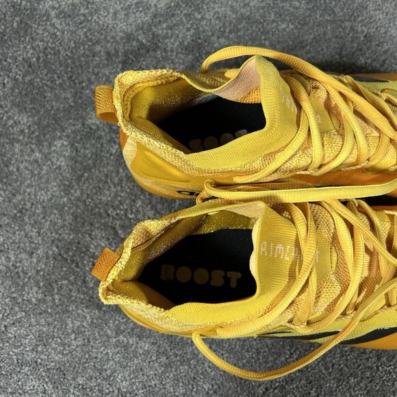 Adidas Freak Ultra 21 Boost Primeknit Yellow Football Cleat FX1306 Men's Size 17 - Picture 9 of 11